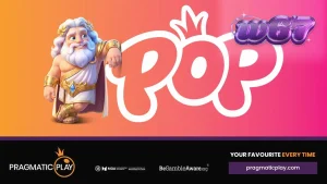 Tampilan visual ceria dari sub-brand slot Pragmatic Play POP