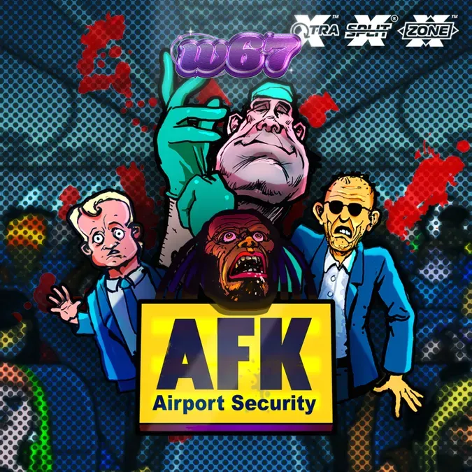 Tampilan visual slot AFK Airport Security dengan elemen bertema bandara